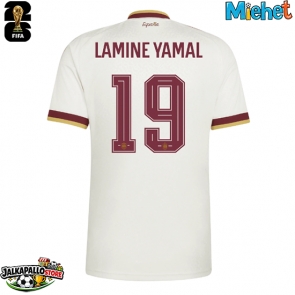 Espanja Lamine Yamal #19 Vieraspaita MM-kisat 2026 Lyhythihainen